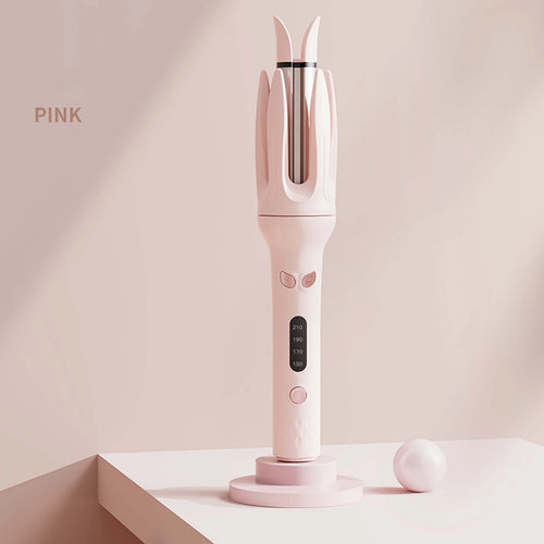 LAMORE Automatic Hair Curler in Pink